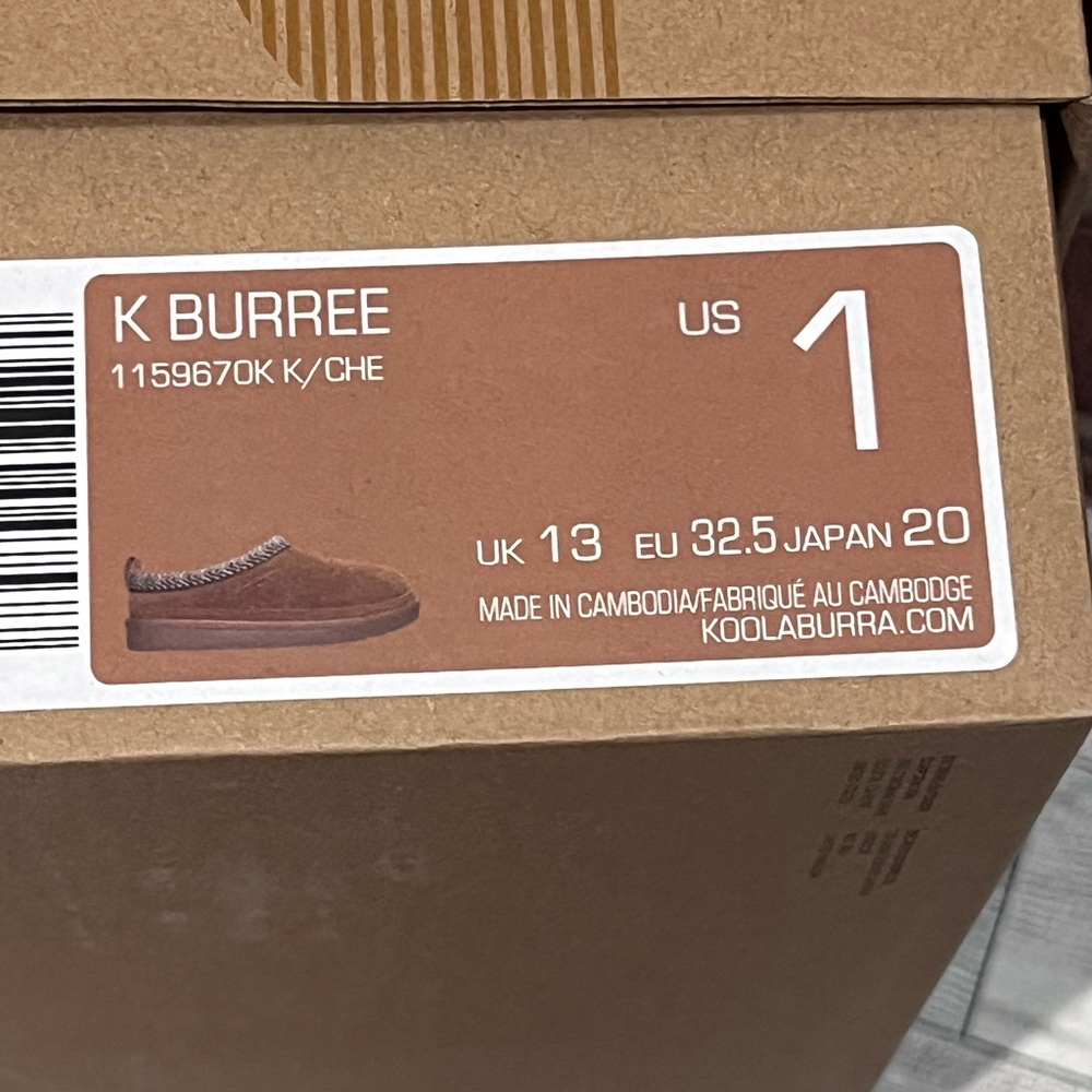 Koolaburra kids Tan Suede Slip-Ons - Picture 5 of 5